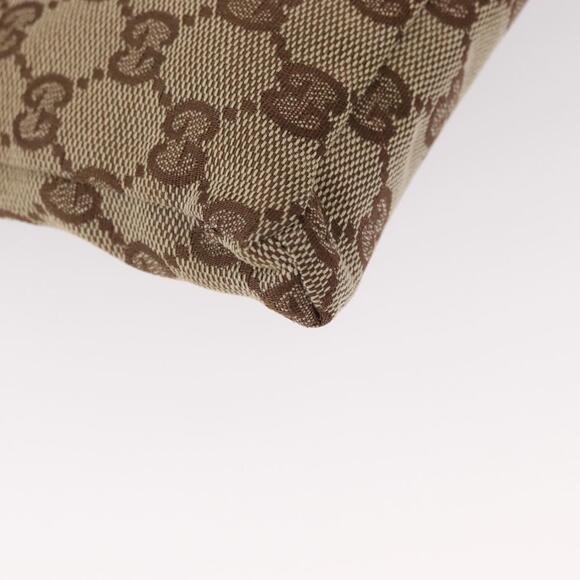 GUCCI GG Canvas Waist bag Beige Silver 28566 Auth 155383 - Picture 15 of 16